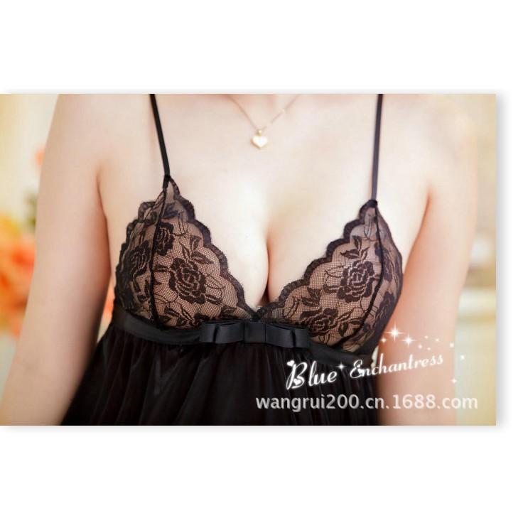Váy ngủ sexy gợi cảm tặng kèm quần lọt khe quyến rũ