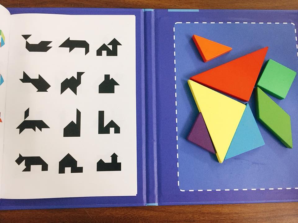 Đồ chơi trí tuệ - Ghép hình Tangram bóng hình- Rèn luyện tư duy, logic