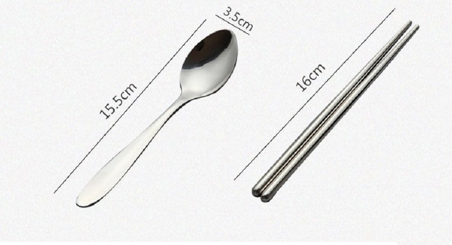 Hộp Đựng Cơm Lúa Mạch 1 Tầng 3 Ngăn Kèm Đũa Và Thìa Inox
