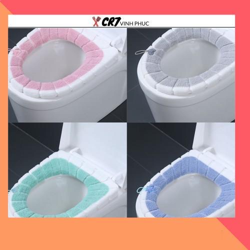 GIÁ HỦY DIỆT Miếng đệm lót bồn cầu hình tròn bằng nỉ chống lạnh chống thấm nước tiện dụng 88205