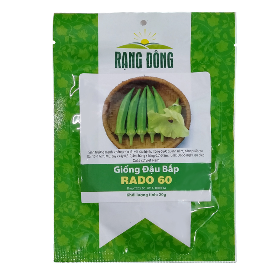 Hạt Giống Đậu Bắp Xanh - Abelmoschus esculentus (20g)