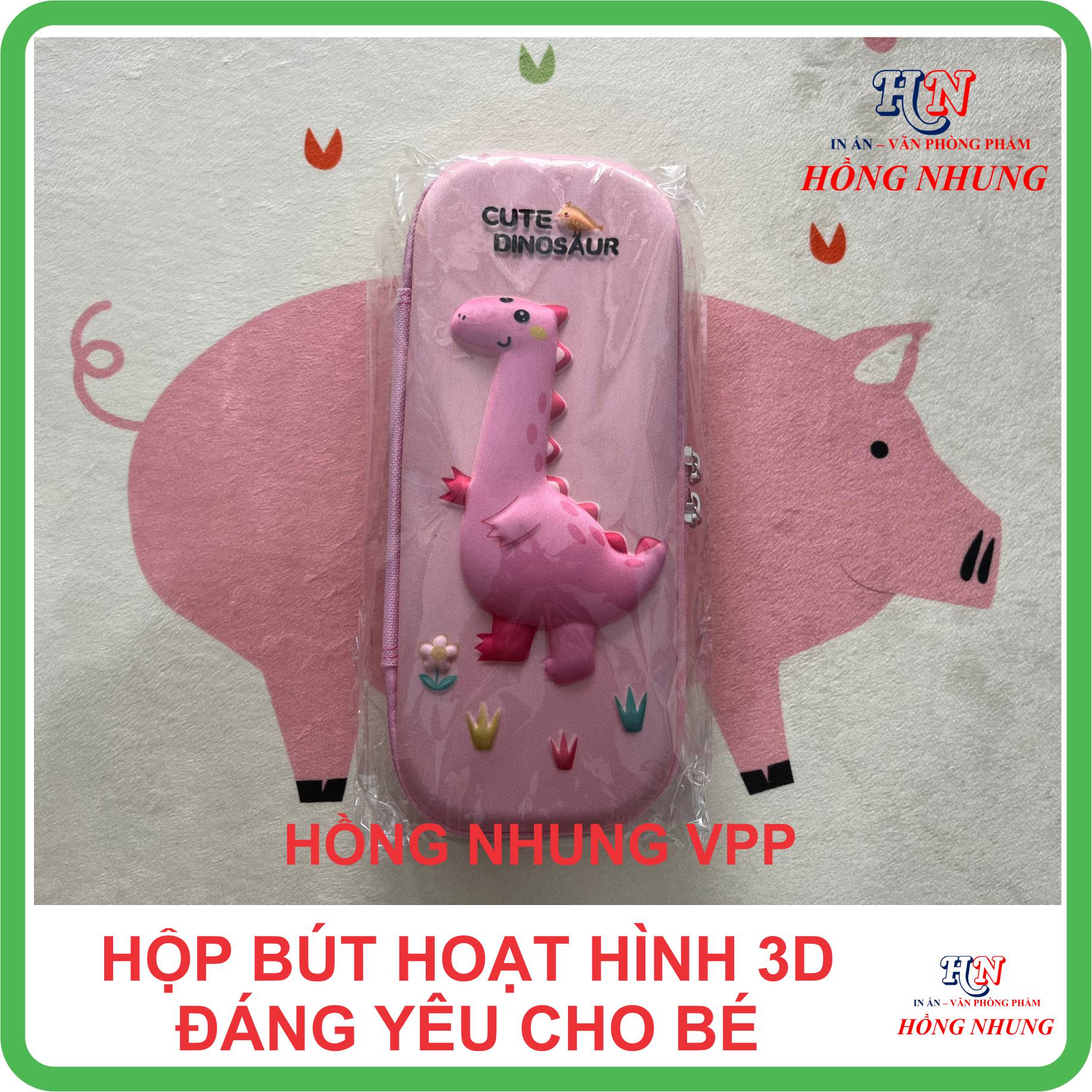 Hộp Bút Trẻ Em Hoạt Hình 3D đáng yêu Cho Bé - NHIỀU MẪU ĐẸP, BẮT MẮT