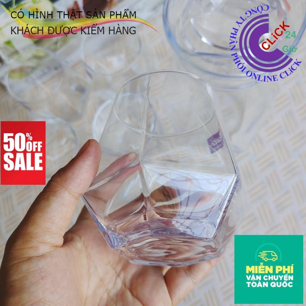 Bộ Bình và 6 Cốc Thủy Tinh AGLAIA Cao Cấp Chịu Nhiệt - Hàng Cao Cấp