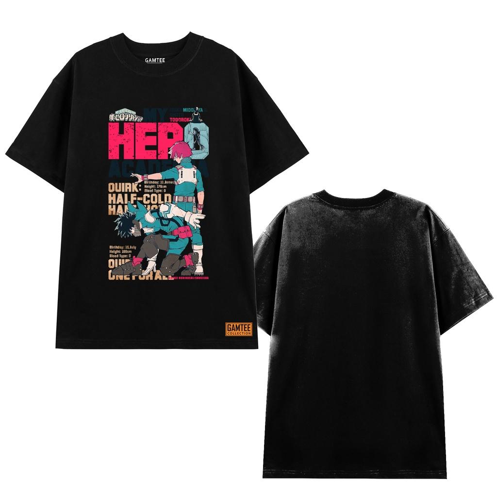 Áo thun unisex form rộng HERO chất vải cotton 100% - Trắng