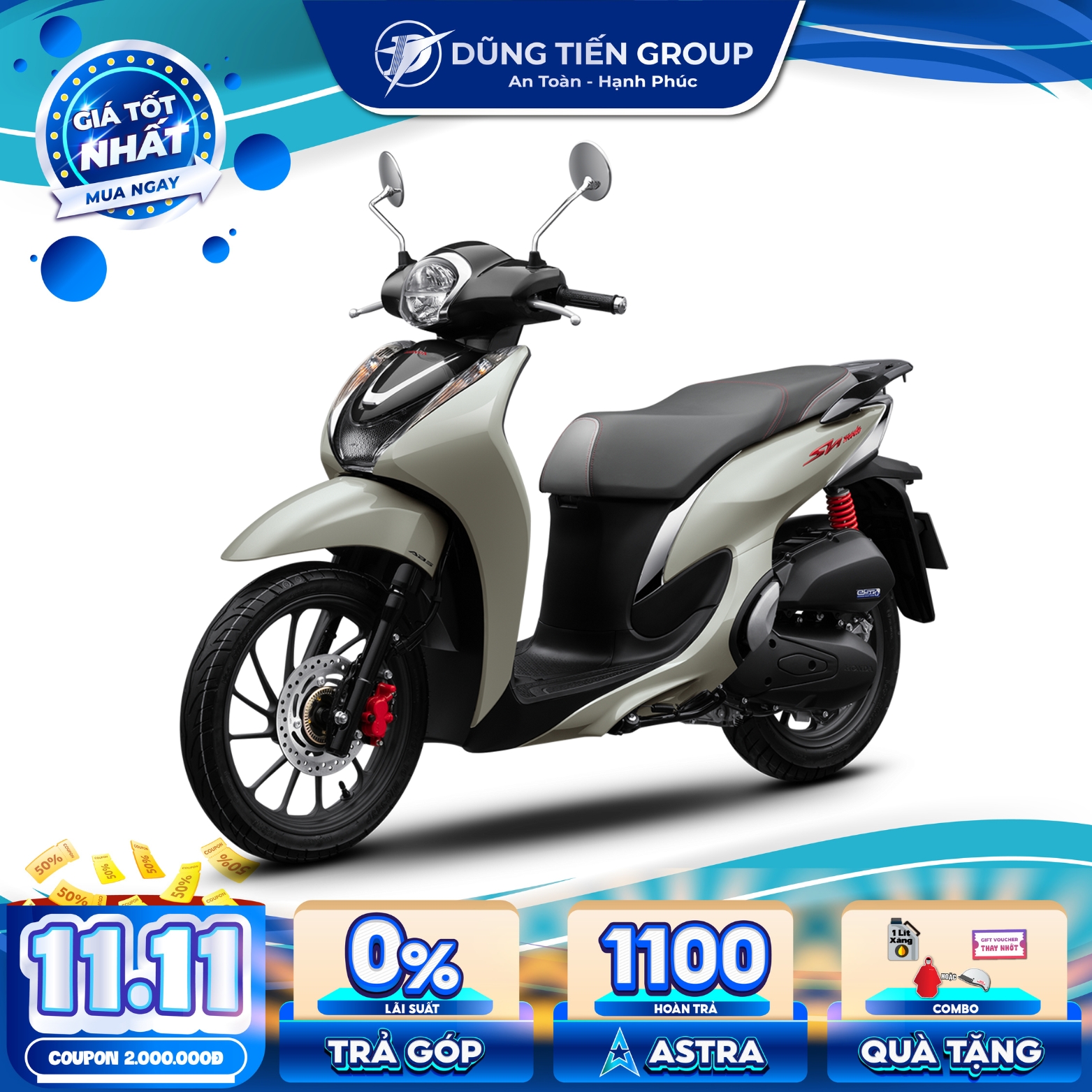 Xe Máy Honda SH Mode 125cc 2024 - Phiên Bản Thể Thao