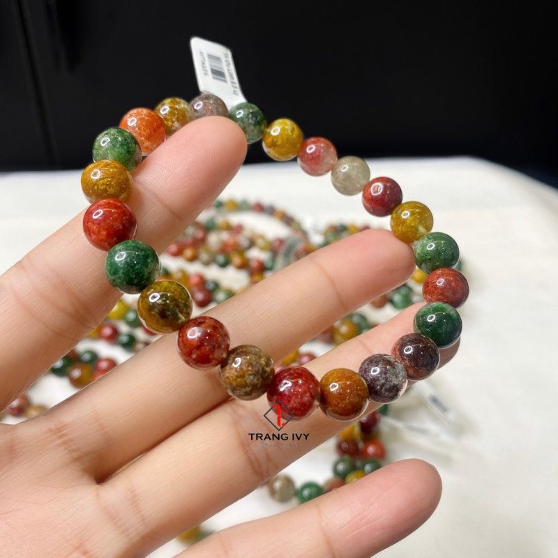 Vòng Tay Thạch Anh Ưu Linh Đa Sắc