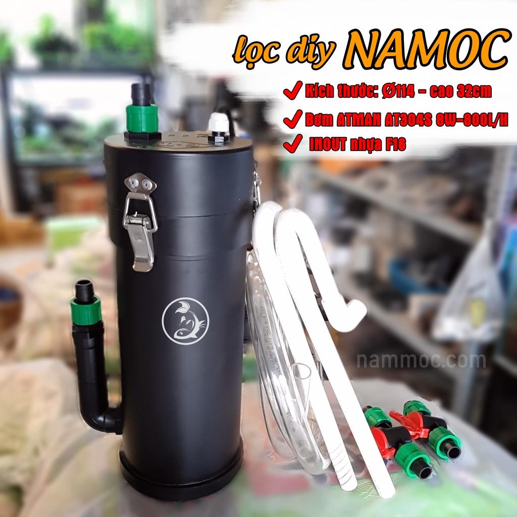 Lọc DIY NAMOC F114.AT || Bơm ATMAN Êm Ái - Vật Liệu Lọc Tuỳ Chọn
