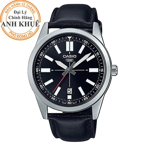 Đồng hồ nam dây da Casio Anh Khuê MTP-VD02L-1EUDF