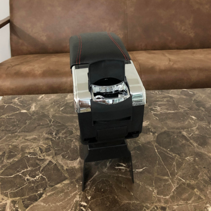 Hộp tỳ tay ô tô, xe hơi cao cấp JD-ZXG Lắp cho các loại xe như: Morning, Spark, Getz, i10, Yaris, Mazda 2, Honda city, Ford Fiesta, Swift, Nissan Sunny, Mitsubishi Attrage...Kích thước đế: Ngang 13cm dài 15cm