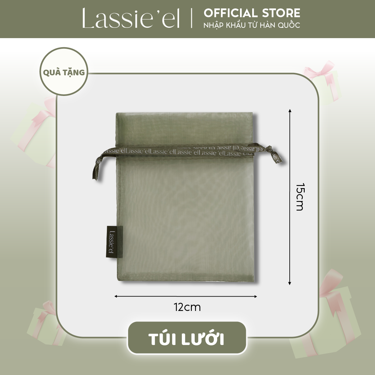 [QUÀ TẶNG KHÔNG BÁN] Túi lưới Lassie'el