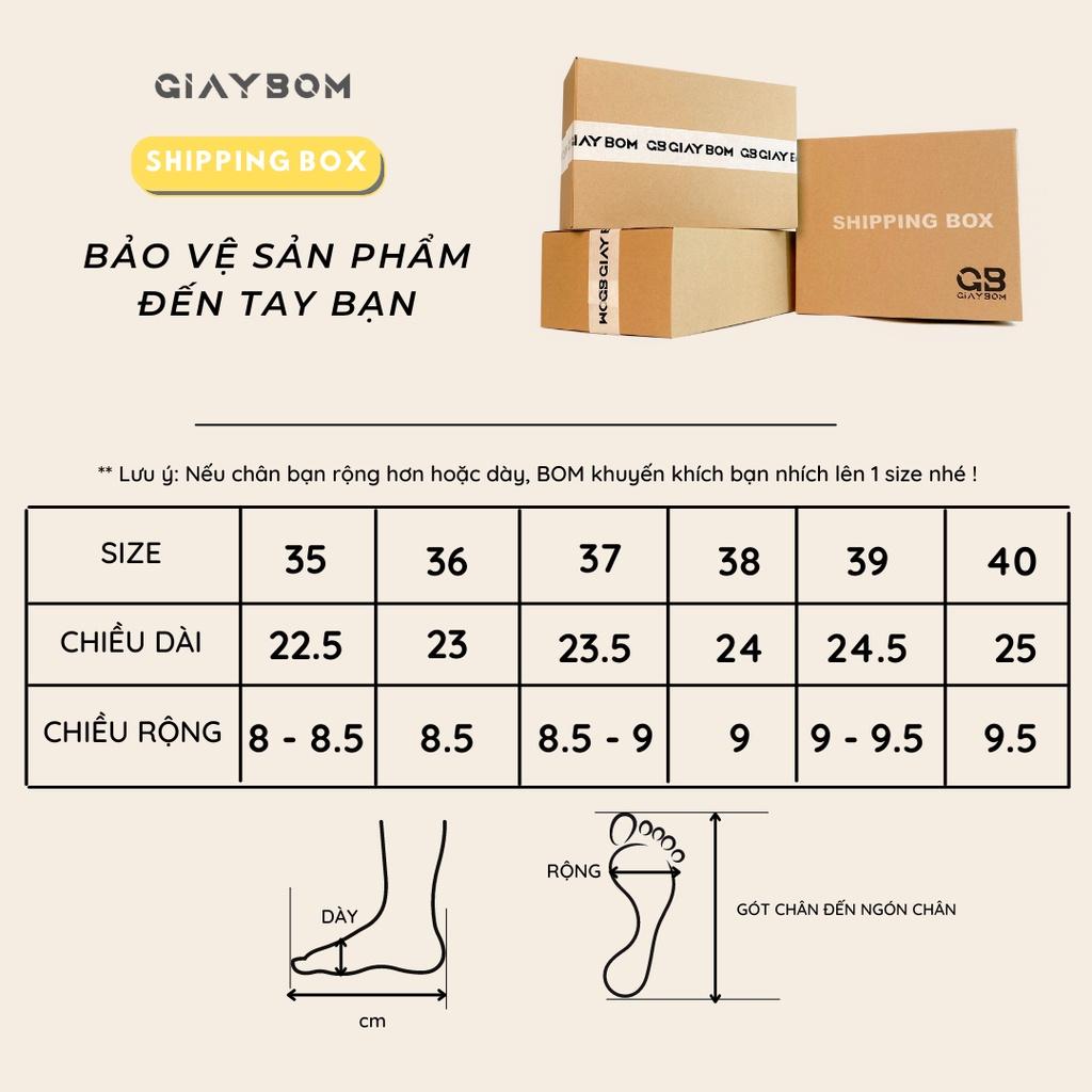 Giày Thể Thao Nữ Ulzzang Đế Cao 5 phân Cá Tính giayBOM L1596