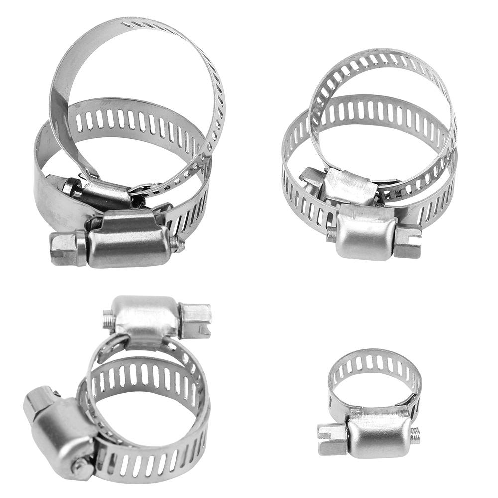 Set 60 kẹp cố định đường ống dẫn xe hơi bằng thép không gỉ