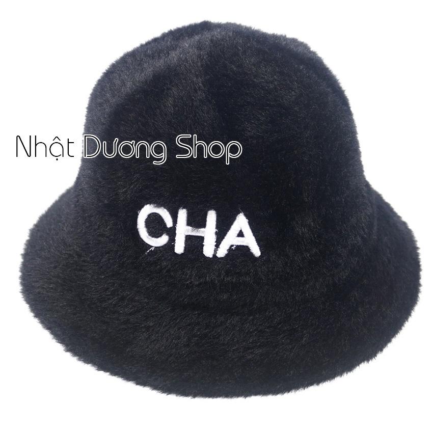 NÓN LÔNG THỎ BUCKET NỮ THỜI TRANG CAO CẤP 2022 DUY NHẤT TẠI VN