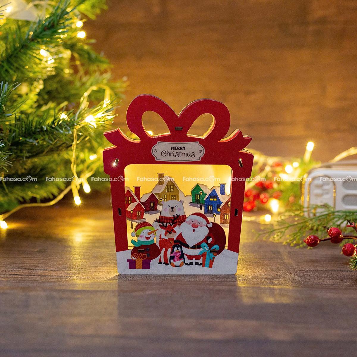 Đèn Gỗ Trang Trí Giáng Sinh - Bách Mộc - Hộp Quà Ngôi Nhà