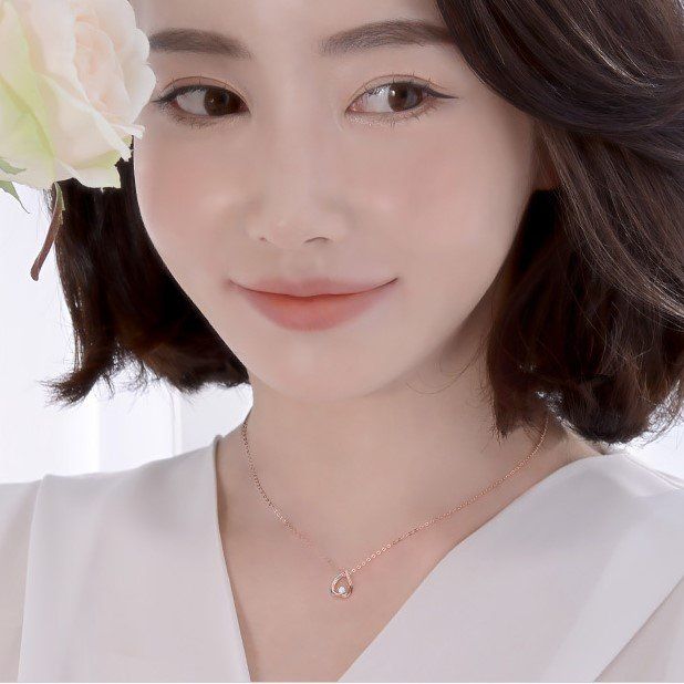 Set Dây Chuyền Vàng 14K Mặt Trái Tim - MOON Jewelry