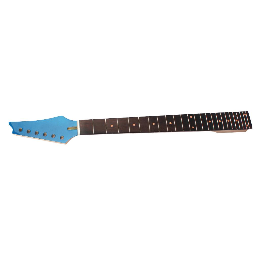 Premium Guitar Neck, 24 Frets, Maple Wood Guitar Neck Fretboard For ST Electric Guitar, Black