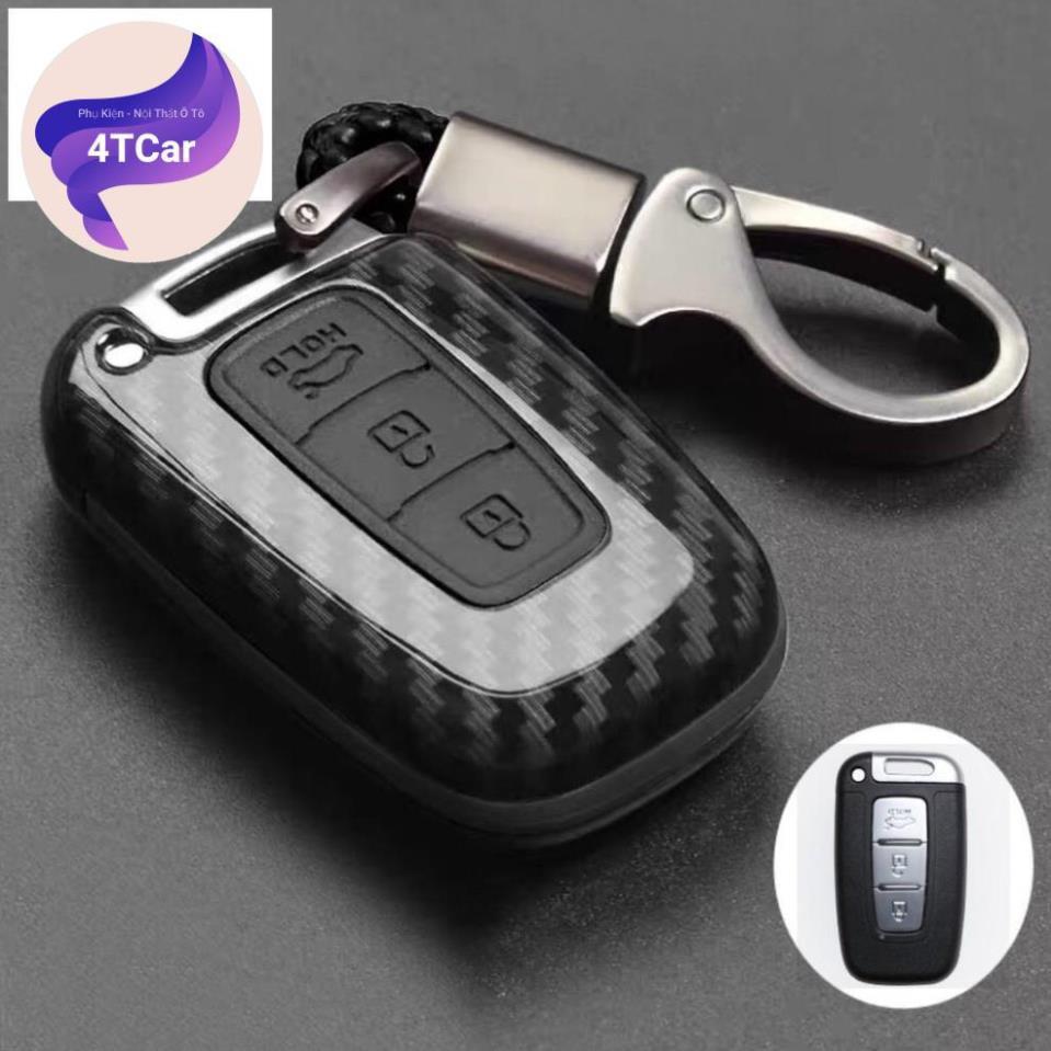 ỐP KHOÁ CARBON DÀNH CHO XE KIA FORTE, SORENTO, CARENT - HUYNDAI Đời Cũ
