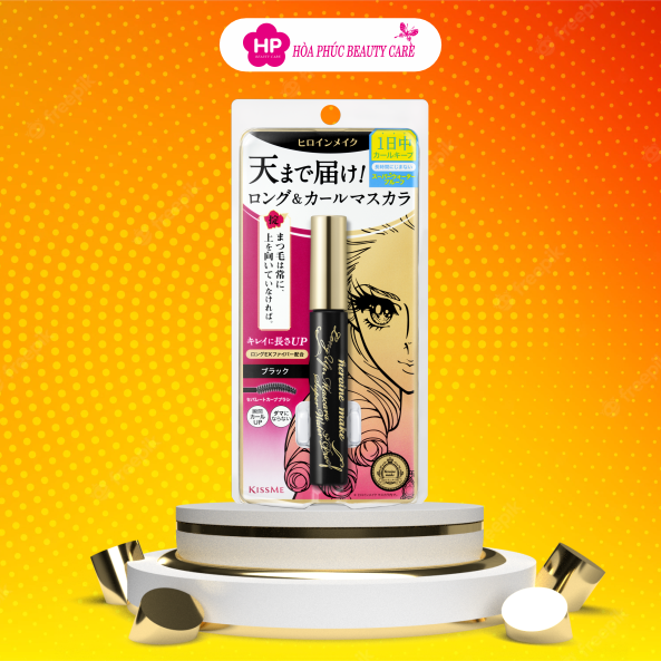 Mascara Vuốt Dài Và Cong Mi ,Không Lem Trôi  Kissme Long Up ( 6g)