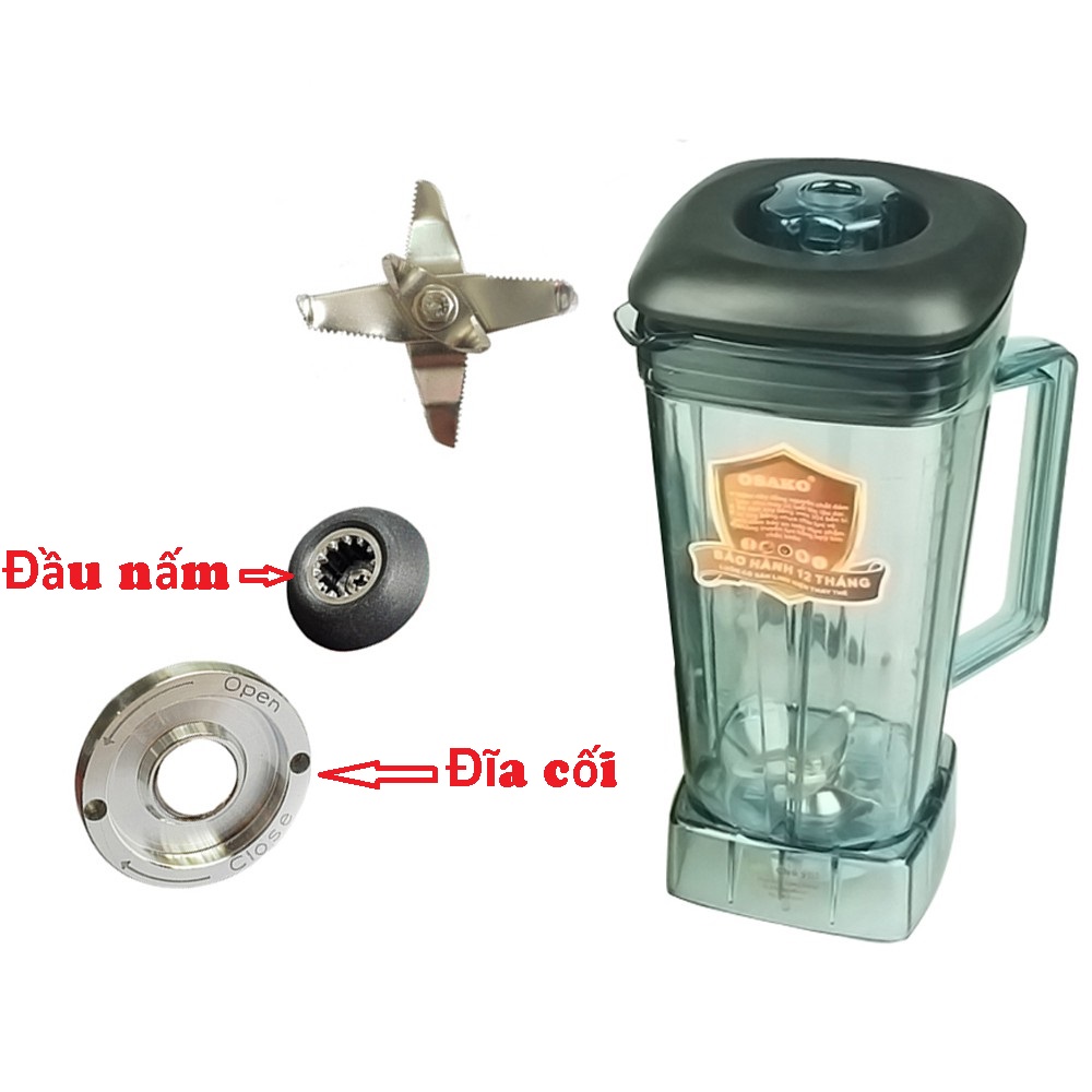 Linh kiện máy xay sinh tố công nghiệp của Osako Os-1800 1800W-hàng chính hãng