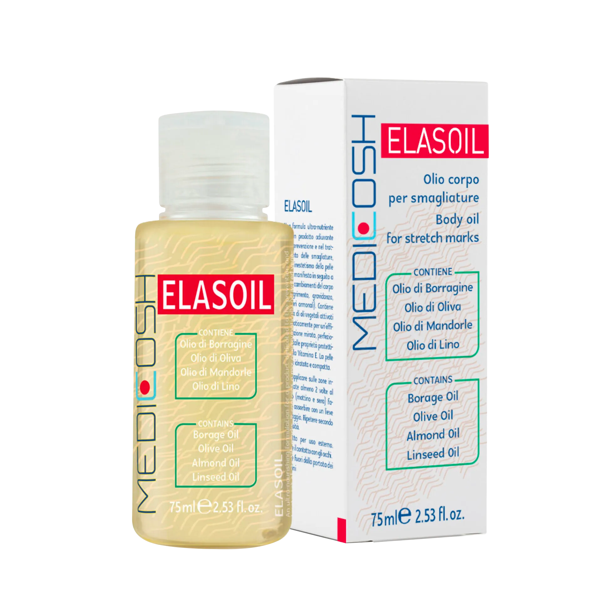 Dầu Rạn Da Cho Bà Bầu, Sau Sinh Medicosh Elasoil 75ml