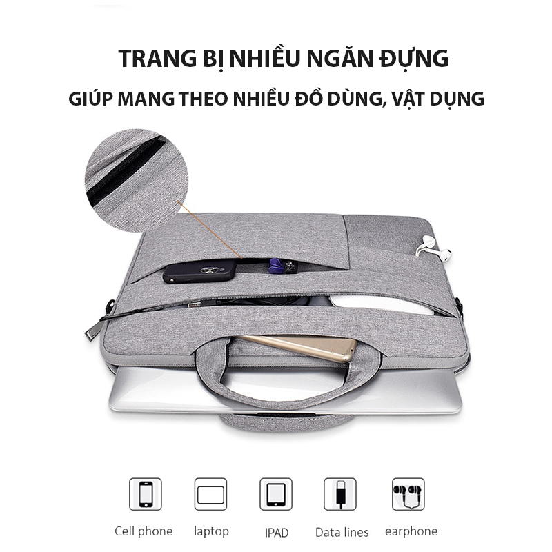 Cặp, Túi đựng Laptop, Túi chống sốc Laptop 13/14/15/15.6 inch - Hàng chính hãng