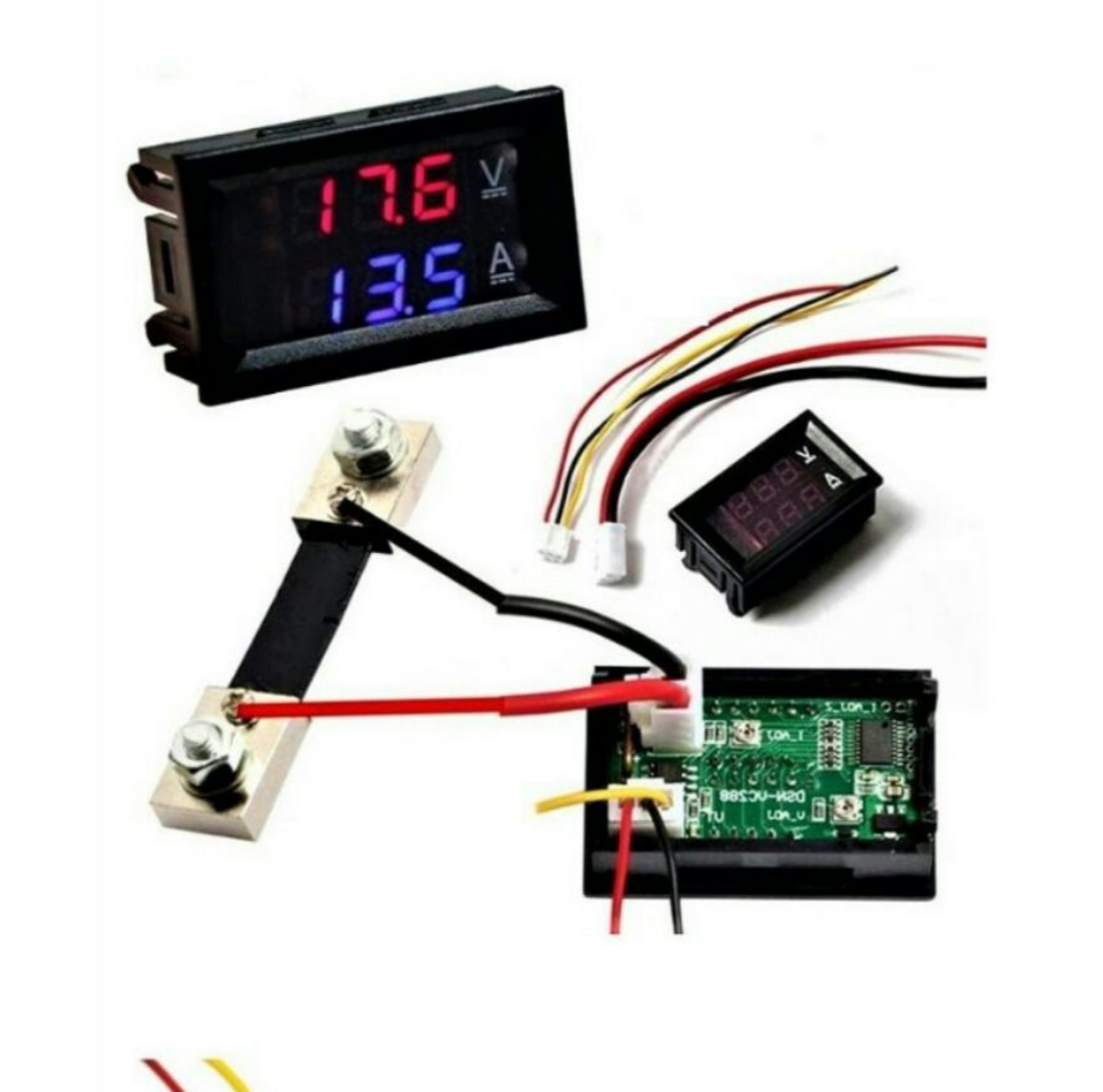BỘ BÁO VON + BÁO AMP BÌNH ẮC QUY XE TỪ 0V -100V BẰNG ĐIỆN TỬ THÔNG MINH HÀNG CHUẨN