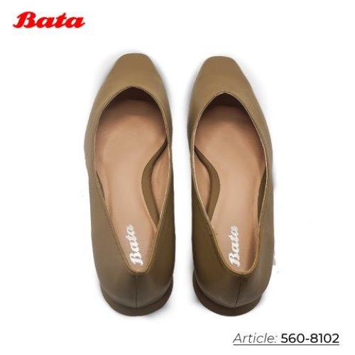 Giày bệt nữ màu vàng Thương hiệu Bata 560-8102