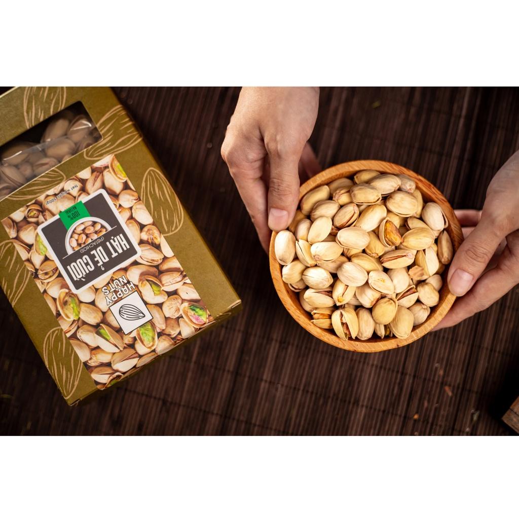 Hạt dẻ cười Mỹ HAPPY NUTS nguyên vỏ 500gr