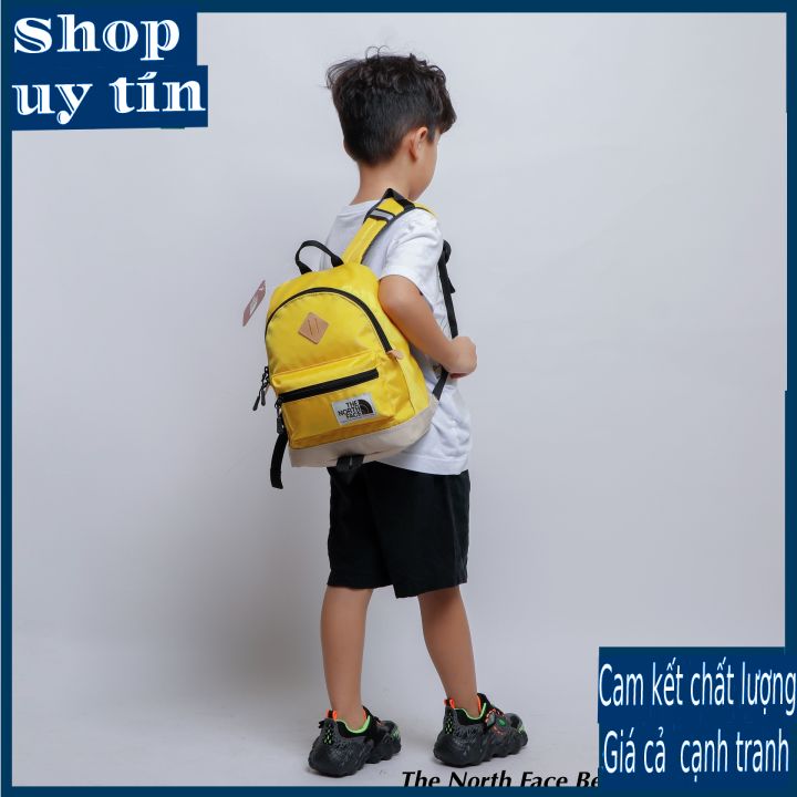 Freeship - BALO TRẺ EM THE NF BERKELEY BACKPACK CHỐNG THẤM PHỤ LIỆU XỊN - màu cam / vàng / xanh lam / đen / xanh nhạt