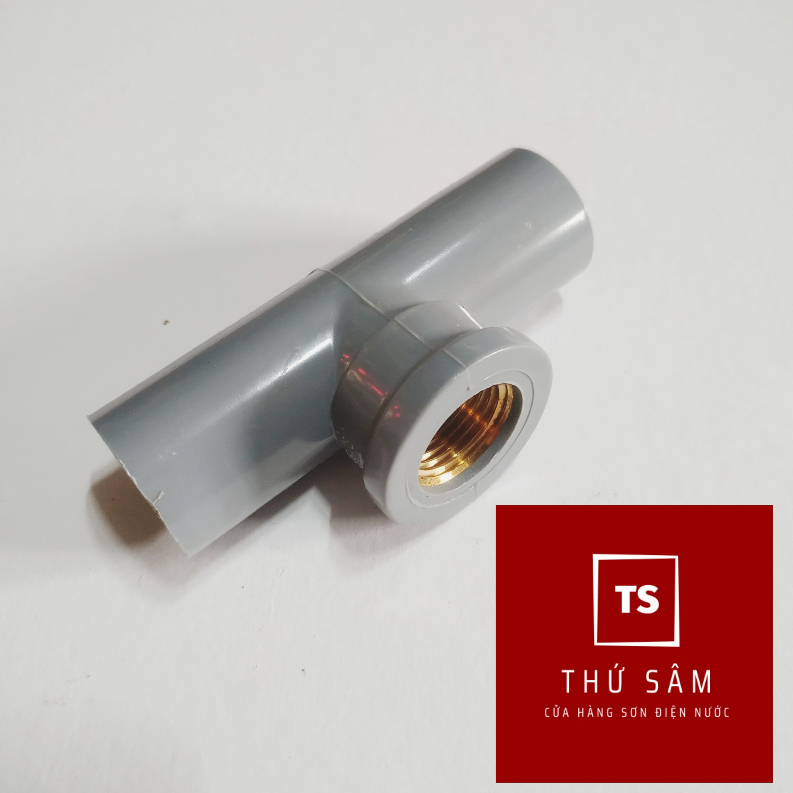 Tê ren trong đồng ống nước 21 27