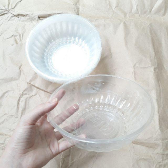 Tô nhựa trong dùng 1 lần - Lốc 50 cái