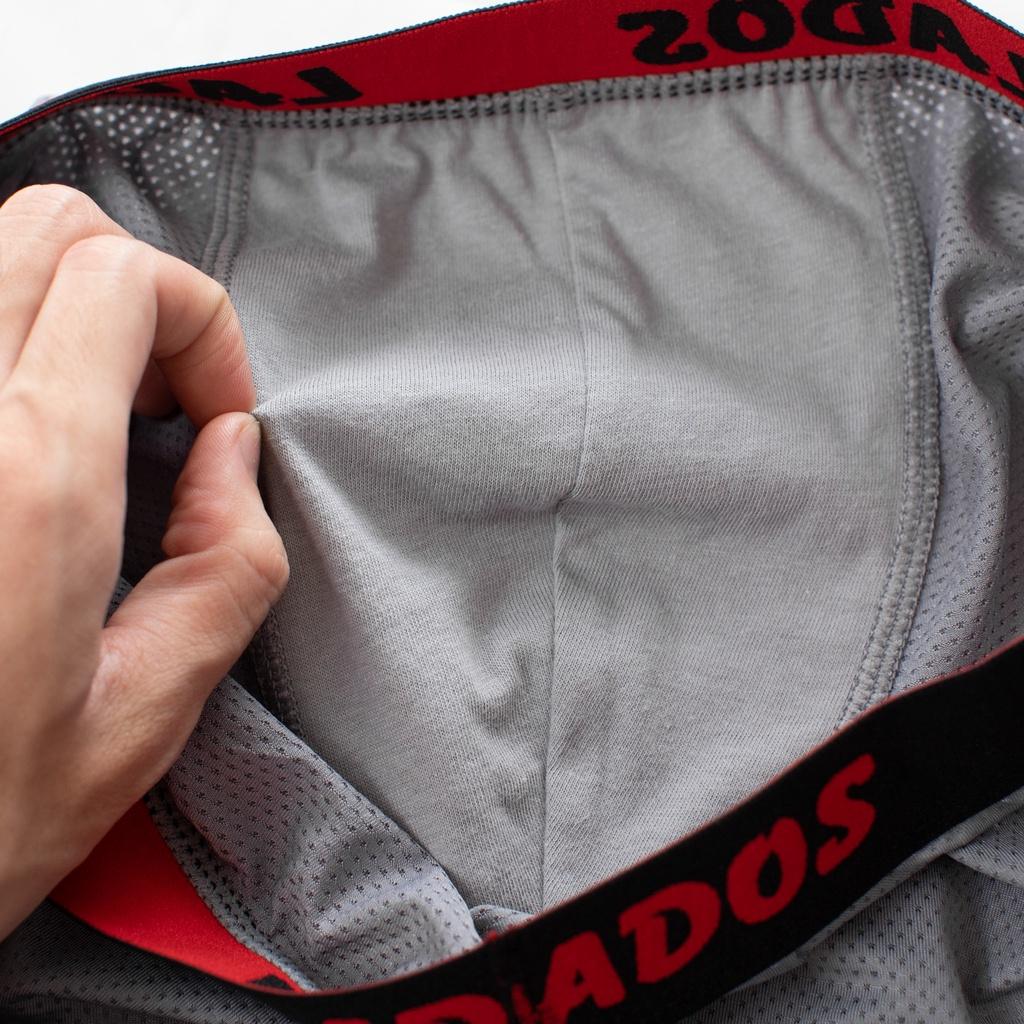 Combo 3 Quần lót boxer vải lưới co giãn thoáng mát LADOS - 4117 form chuẩn, thấm hút
