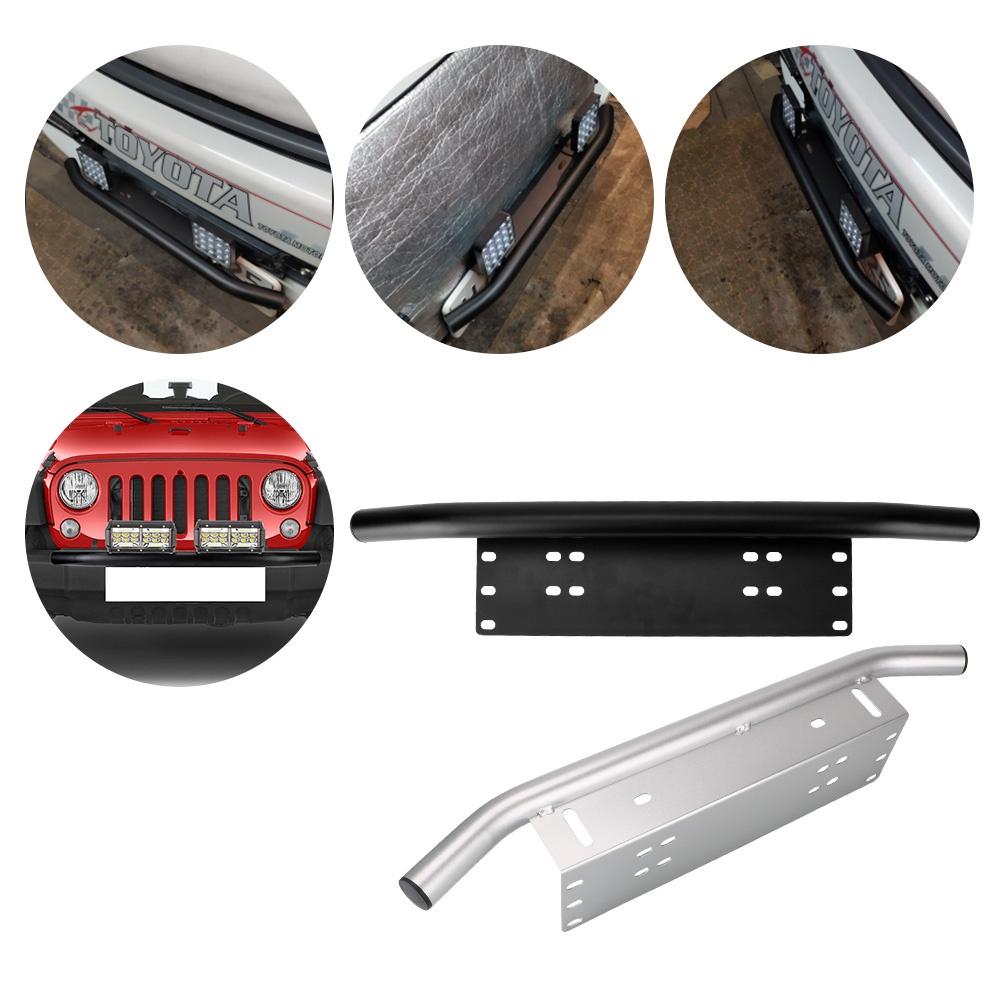 Giá đỡ biển số xe gắn đèn LED bằng nhôm tiện dụng