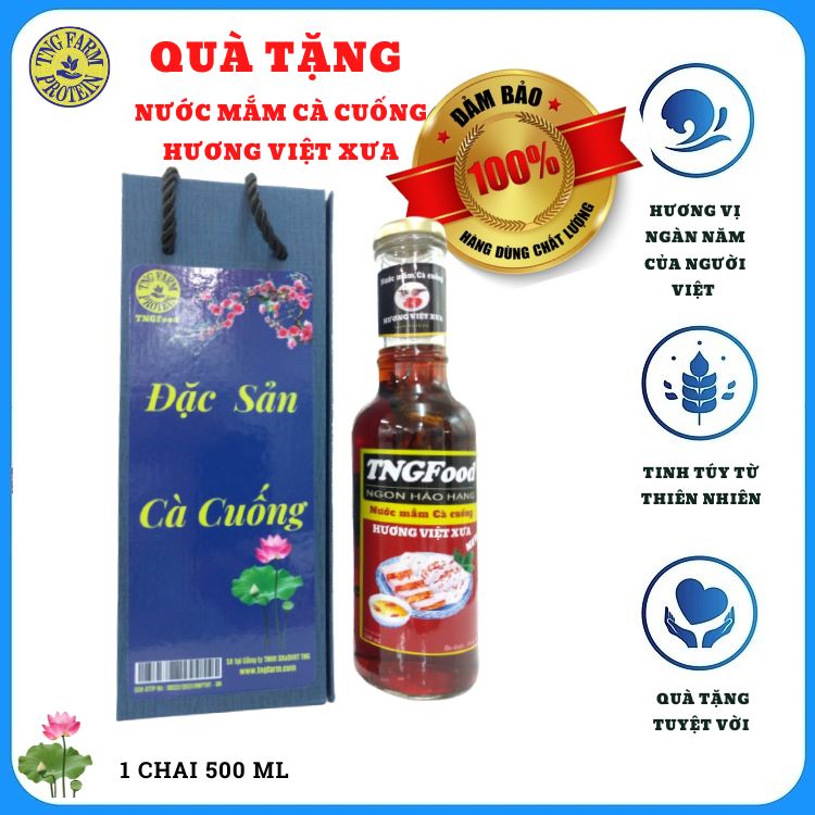 NƯỚC MẮM CÀ CUỐNG THƯỢNG HẠNG THƠM NGON. LOẠI HŨ 250 mL Mã SP : NM-250