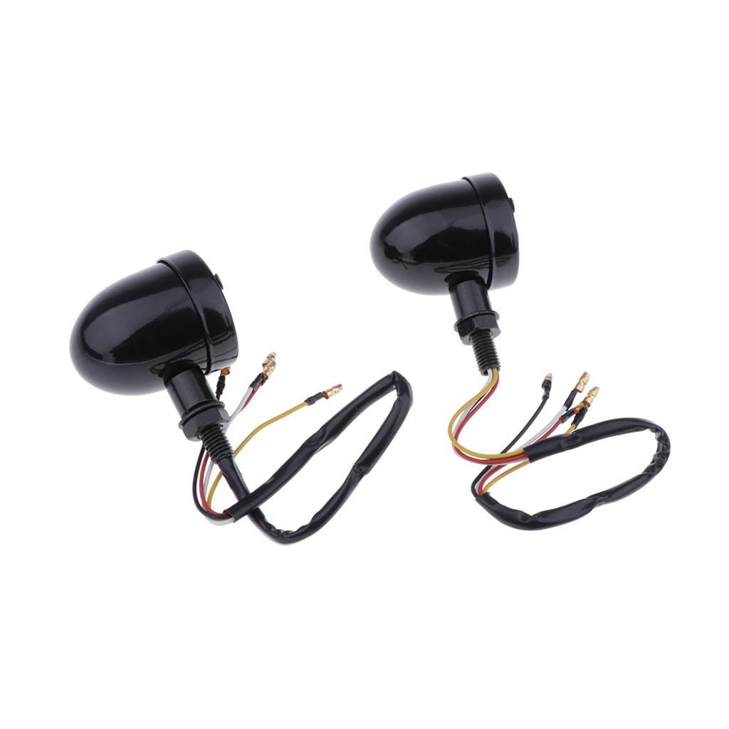 Motorcycle  Turn Signal Amber& Red Blinker Indicator Light for