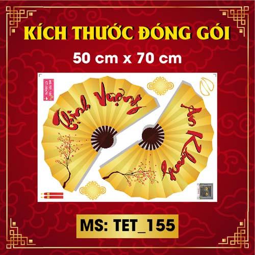 DECAL TRANG TRÍ TẾT NGUYÊN ĐÁN 2022 COMBO SỐ 4