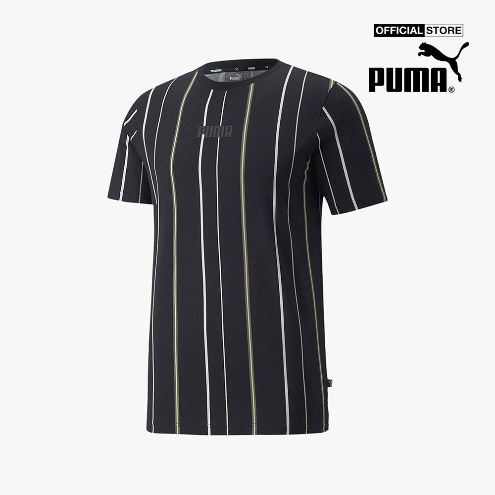 PUMA - Áo thun nam ngắn tay Modern Basics Striped 847408-01