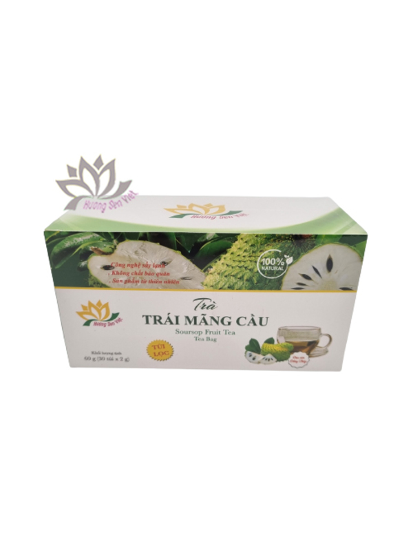 TRÀ TRÁI MÃNG CẦU TÚI LỌC HỘP 60G - HƯƠNG SEN VIỆT
