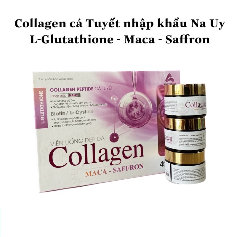 Viên uống Collagen Peptide Cá Tuyết Nhập Khẩu Nauy 