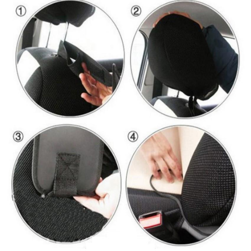 ️️ Túi đựng đồ treo thành ghế ô tô 3P Auto 206142  Tặng 1 móc treo đồ trên xe Oto M 081.