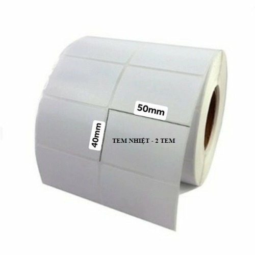 Decal nhiệt in mã vạch 50x40mm 50m