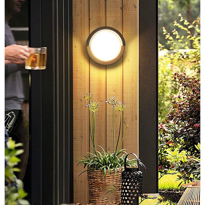 Đèn gắn tường ngoài trời hiện đại hộp tròn VN605