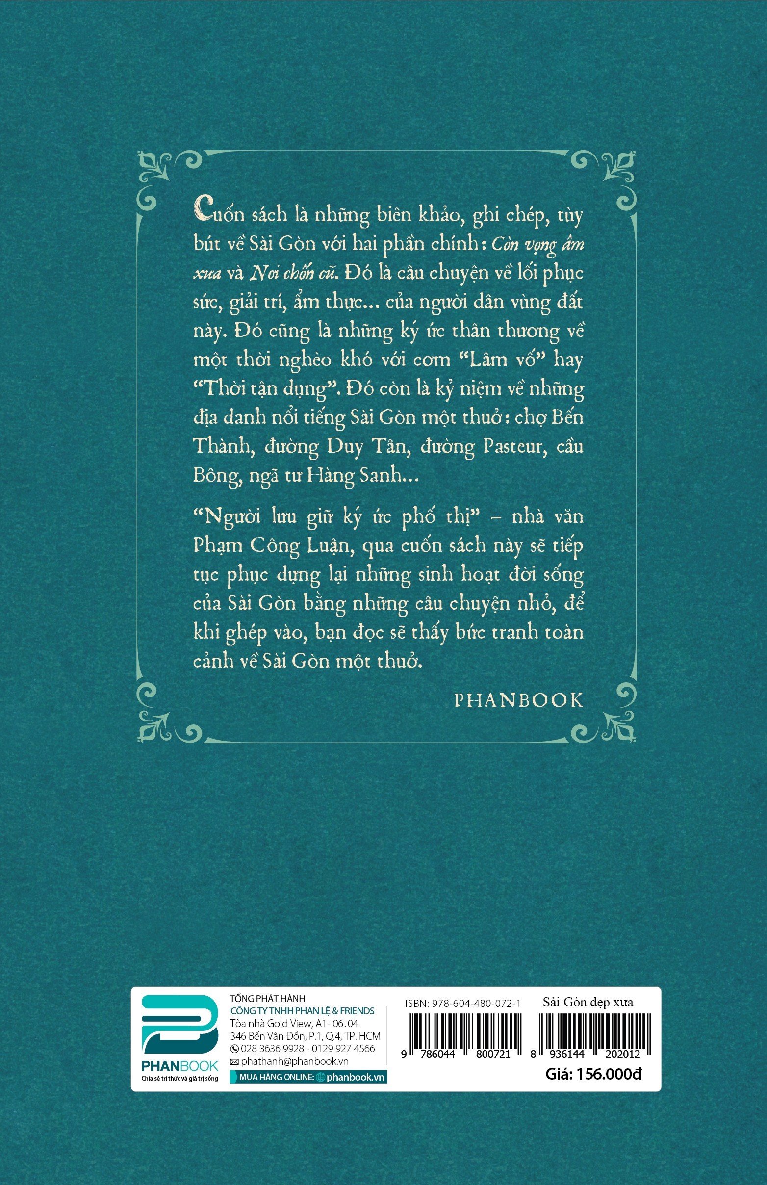 SÀI GÒN ĐẸP XƯA – Phạm Công Luận – PhanBook