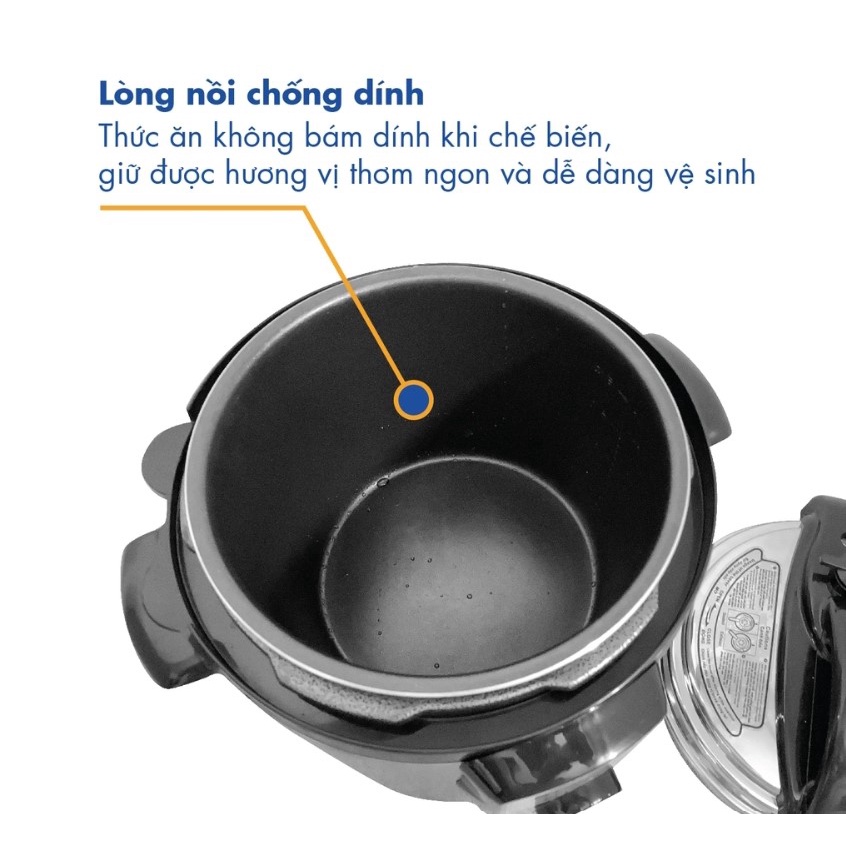 Nồi áp suất Korea King PEPC-60STSN - Hàng Chính hãng