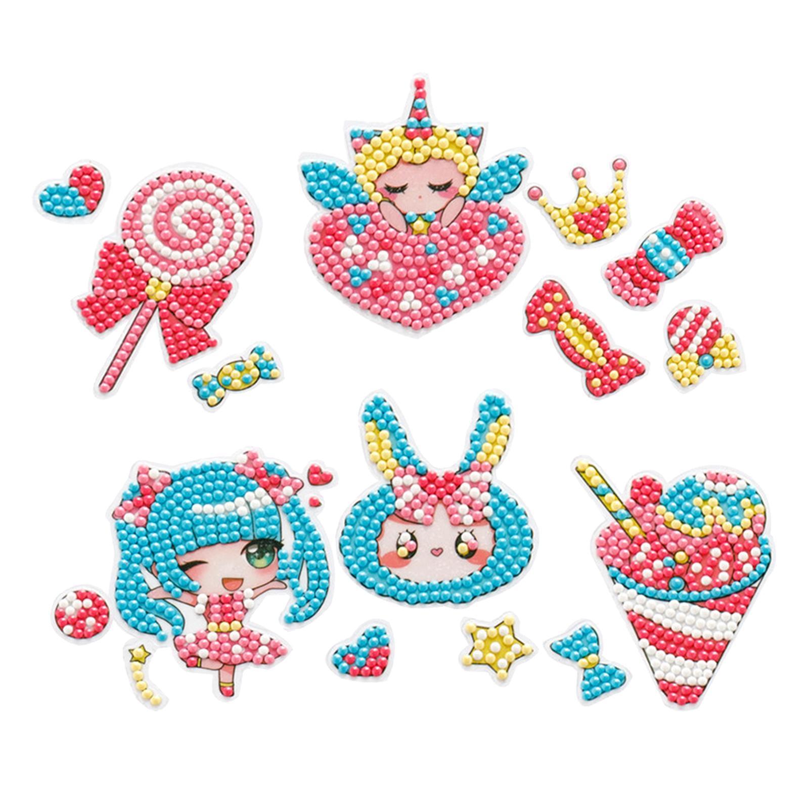 DIY  Stickers Cute Rhinestones Animals Paint by Number Kits