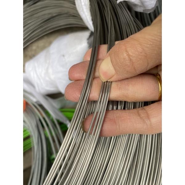 Dây thép buộc ,dây thép inox 1.5li không rỉ,sáng bóng