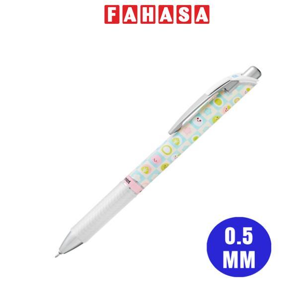Bút Gel EnerGel Kawaii Snacks Series 0.5 mm - Pentel-BLN75KW44-C - Mochi - Mực Xanh