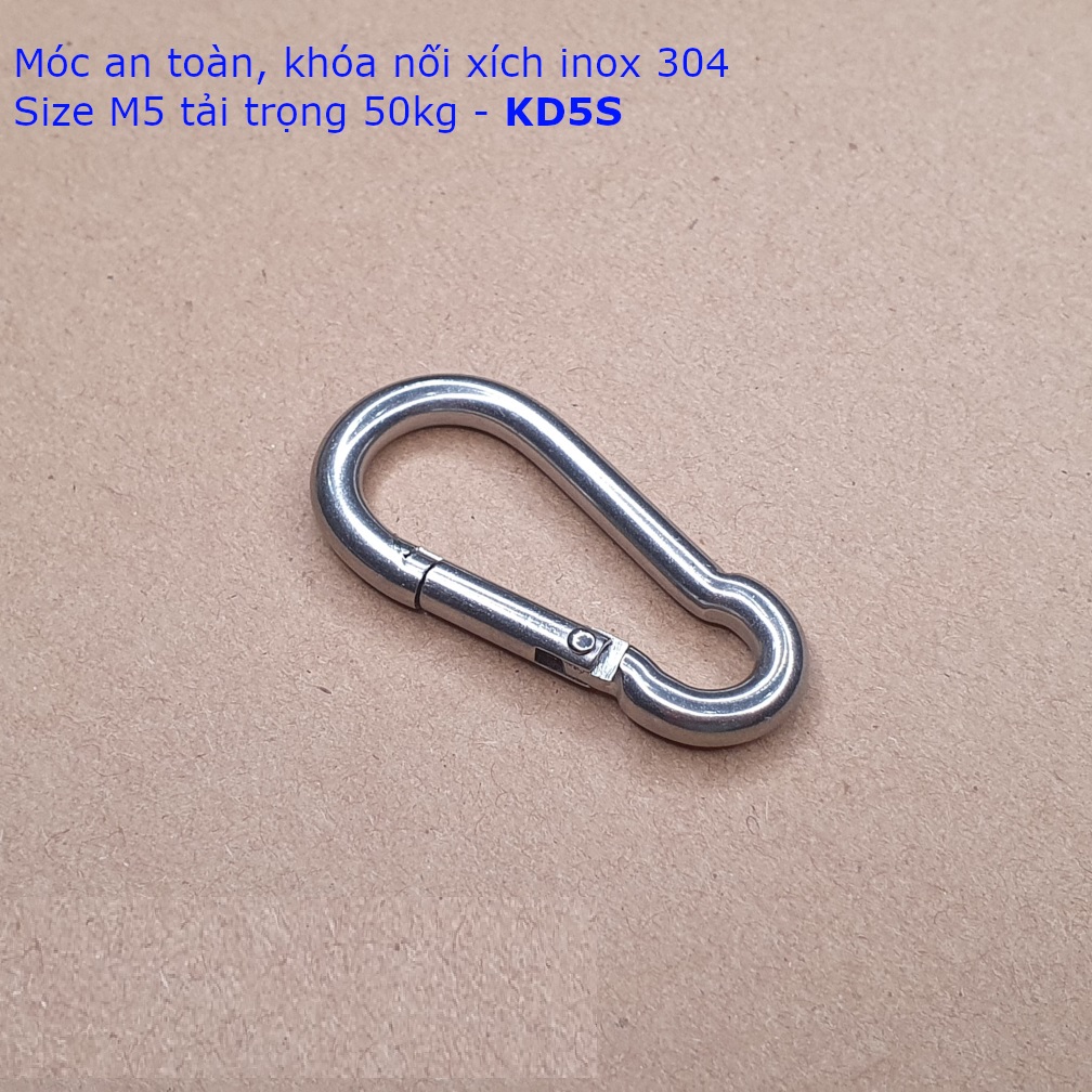 Móc xích bấm inox 304