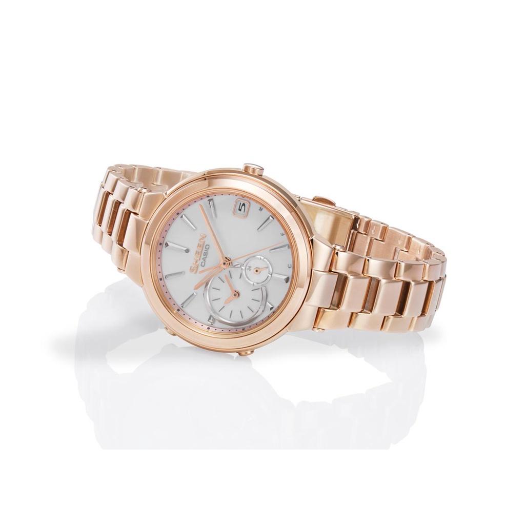 Đồng Hồ Nữ Dây Thép Casio SHEEN SHB-200CG-9A