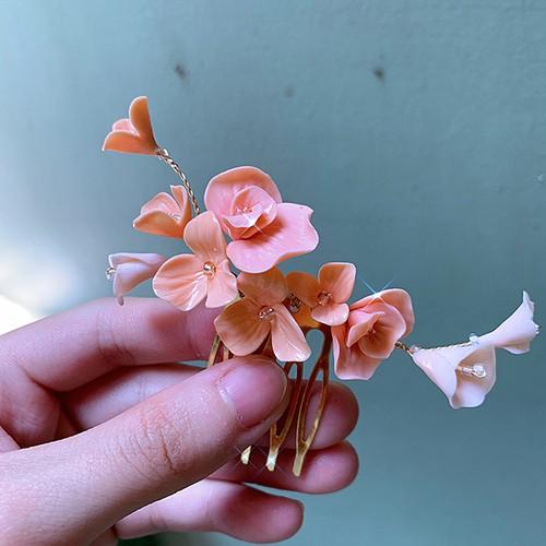 Xược cài tóc handmade hình hoa XCT6